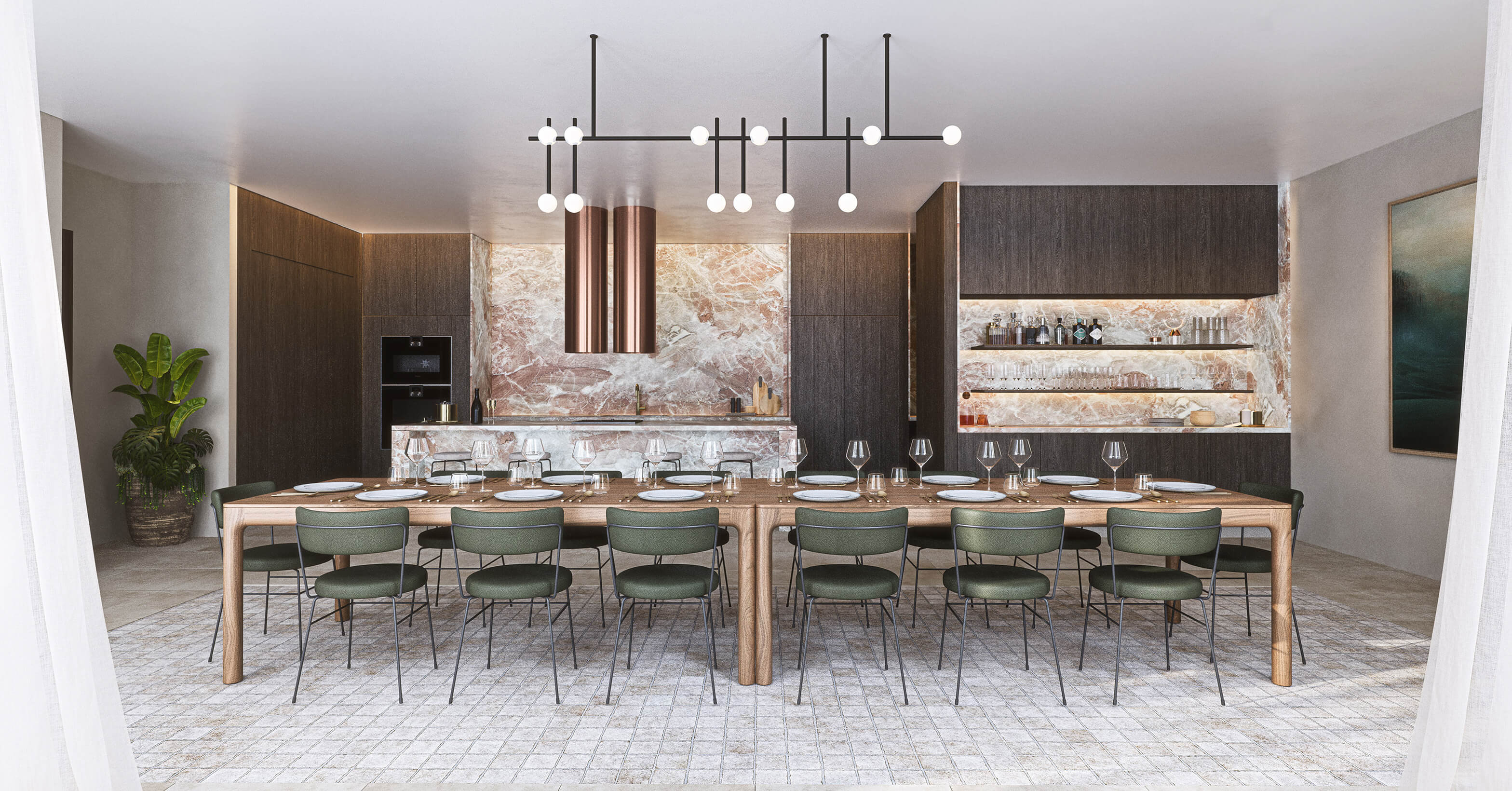 RESIDENTS’ DINING ROOM, ARTIST IMPRESSION.