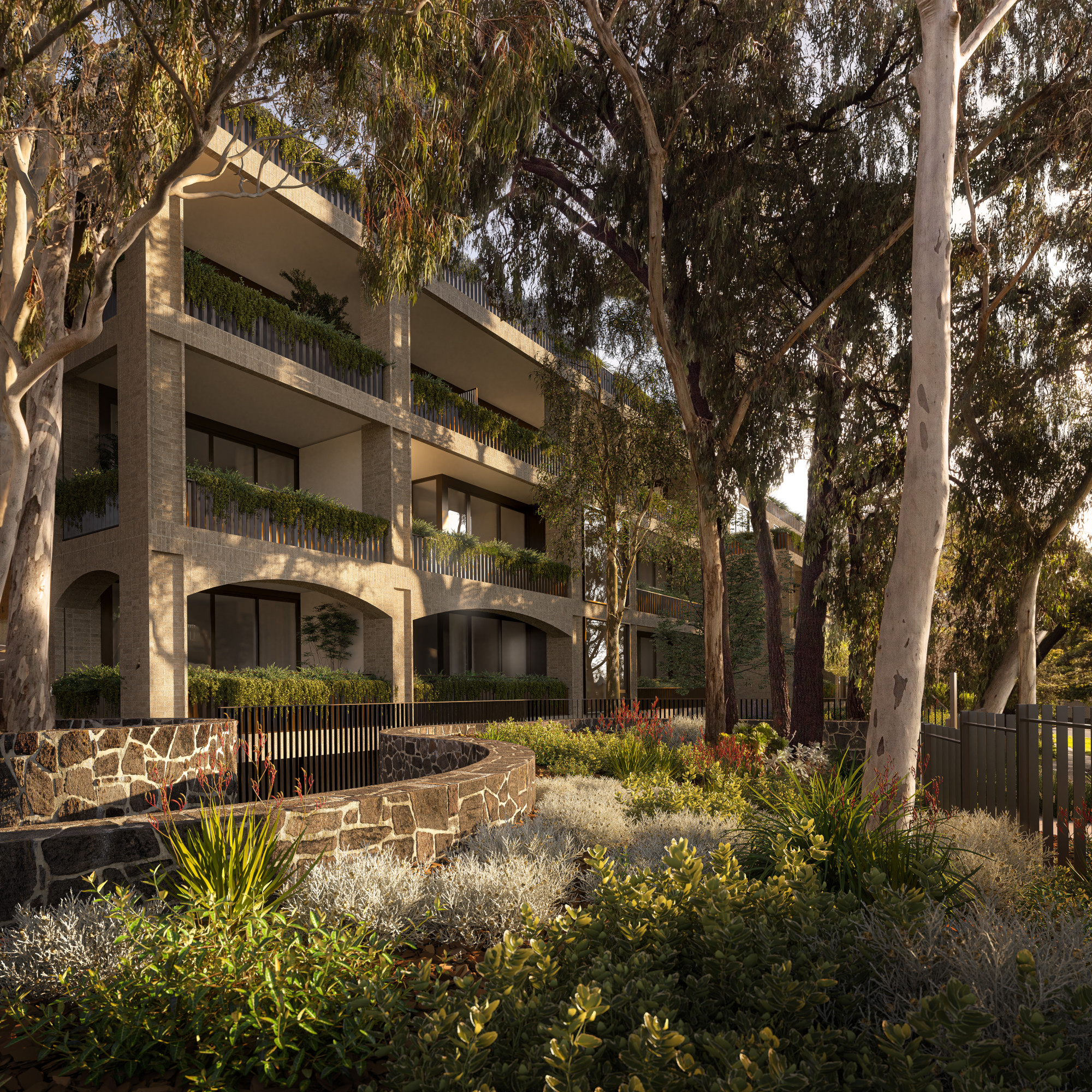 SERPENTINE GARDEN, ARTIST IMPRESSION.
