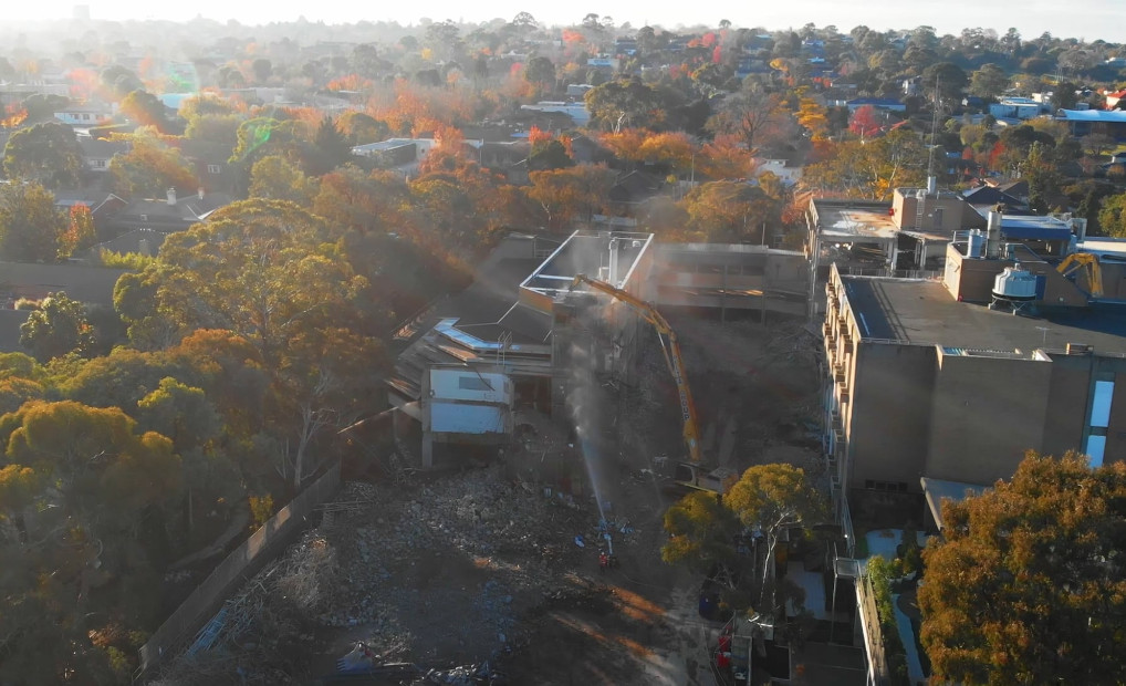 SCOTCH HILL GARDENS, SITE DEMOLITION.